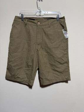 O'Neill Men's Delta Relaxed Fit Plaid Walk Shorts